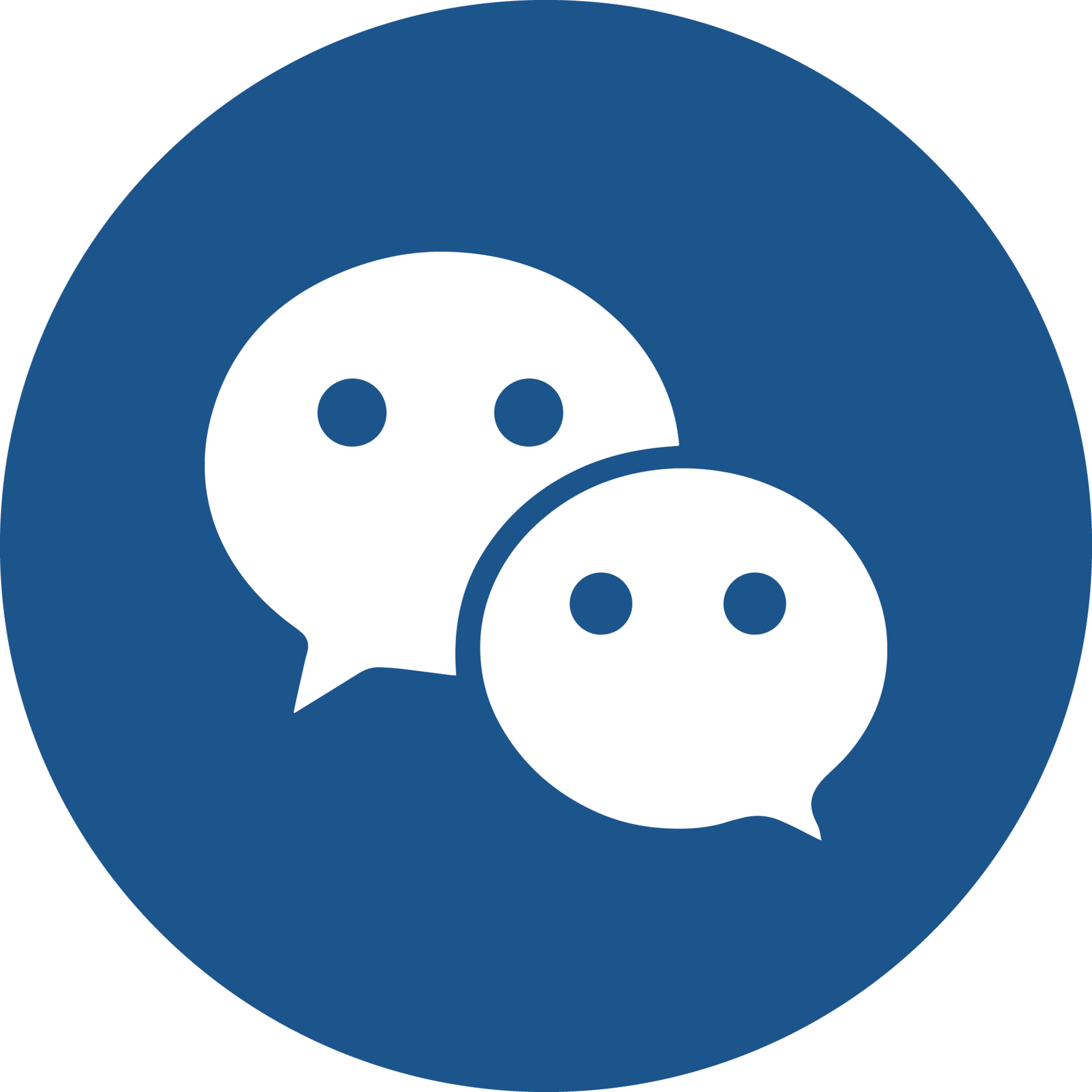 Chat message icon design in blue circle. 14441077 PNG