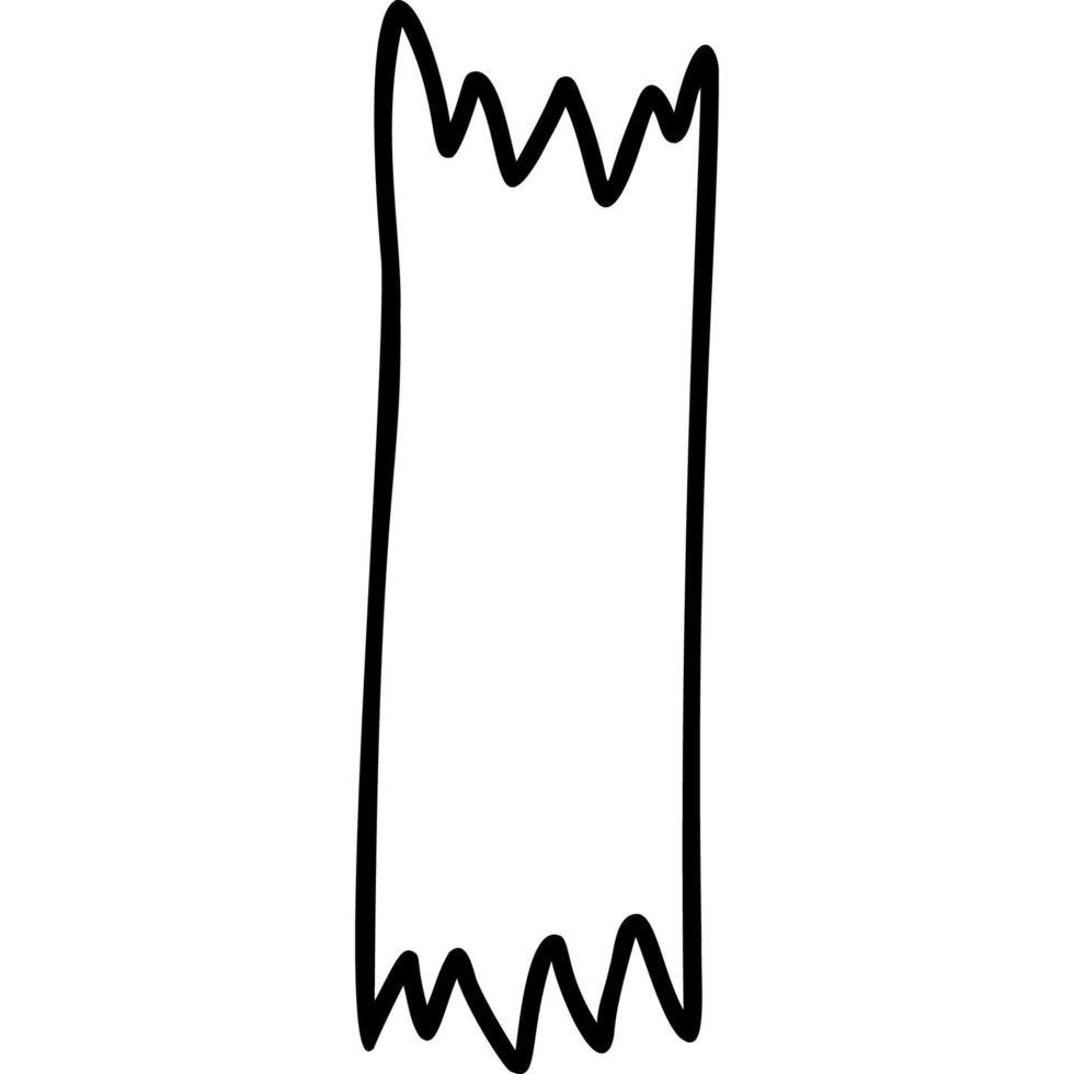 simple form. paper strip 14441114 Vector Art at Vecteezy