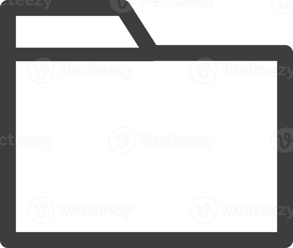 map dun lijn icoon, sociaal icoon set. png