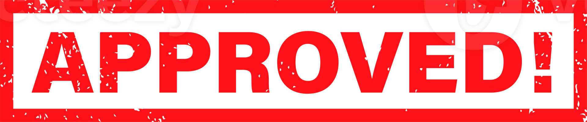 aprobado en un marco de estilo grunge. elemento de diseño de sello rojo. png