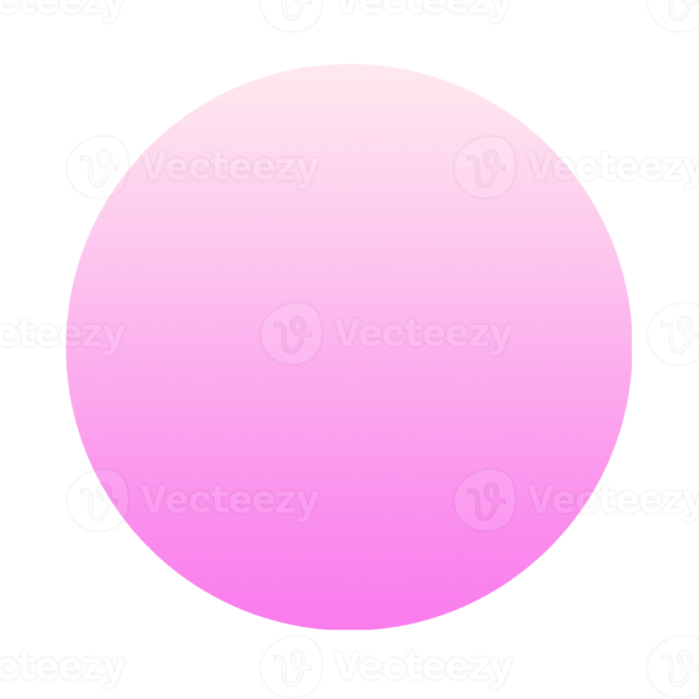 Pink gradient circle, icon, ball. Christmas, Holiday template. png