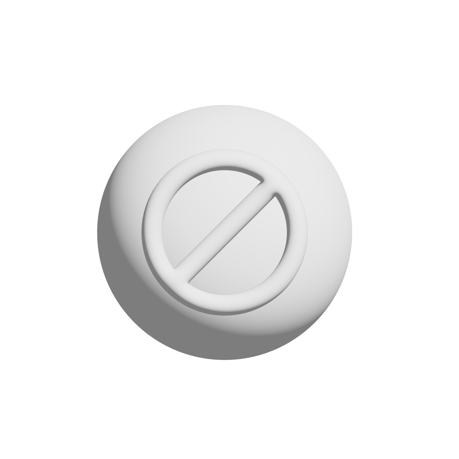 ban icon 3d design for application and website presentation 14441391 PNG