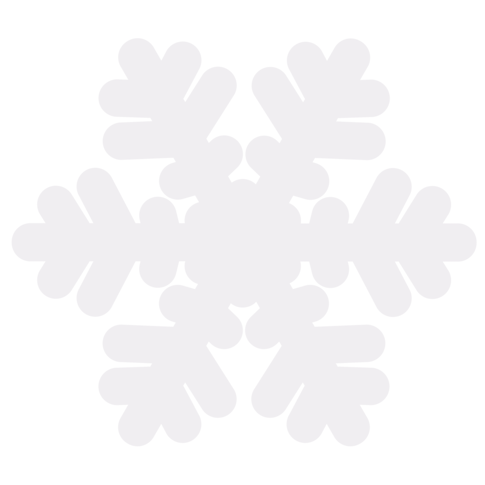 décorations de flocon de neige png