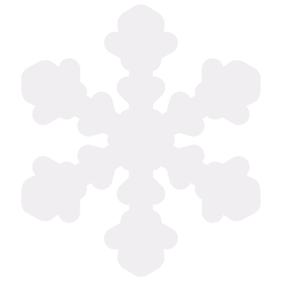 decoração de floco de neve png