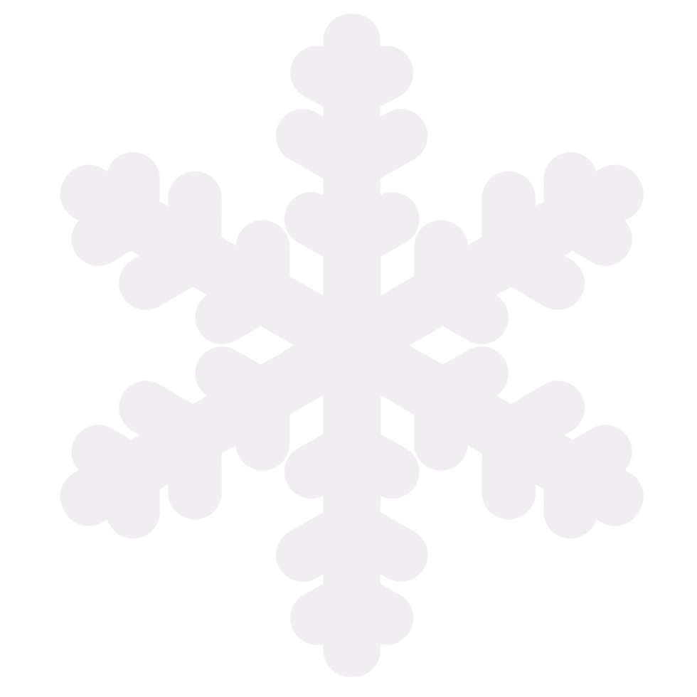 Snowflake decorations png