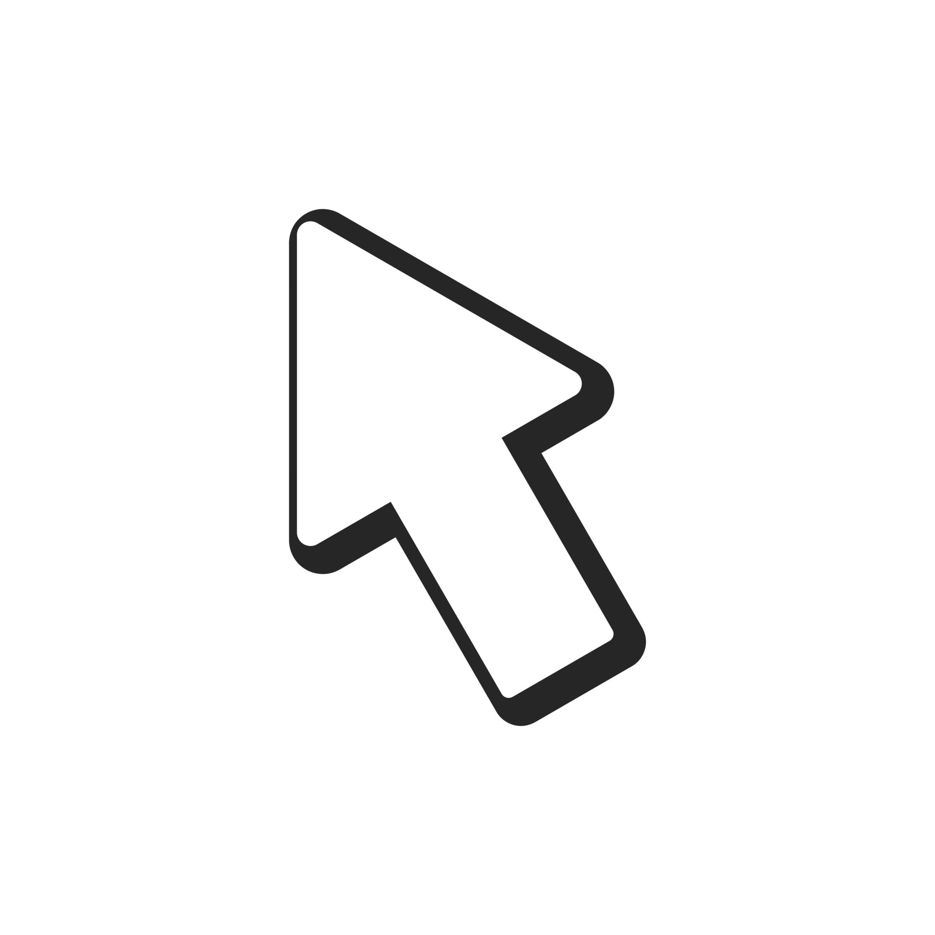 comico stile freccia pointer icona con trasparente sfondo. png file