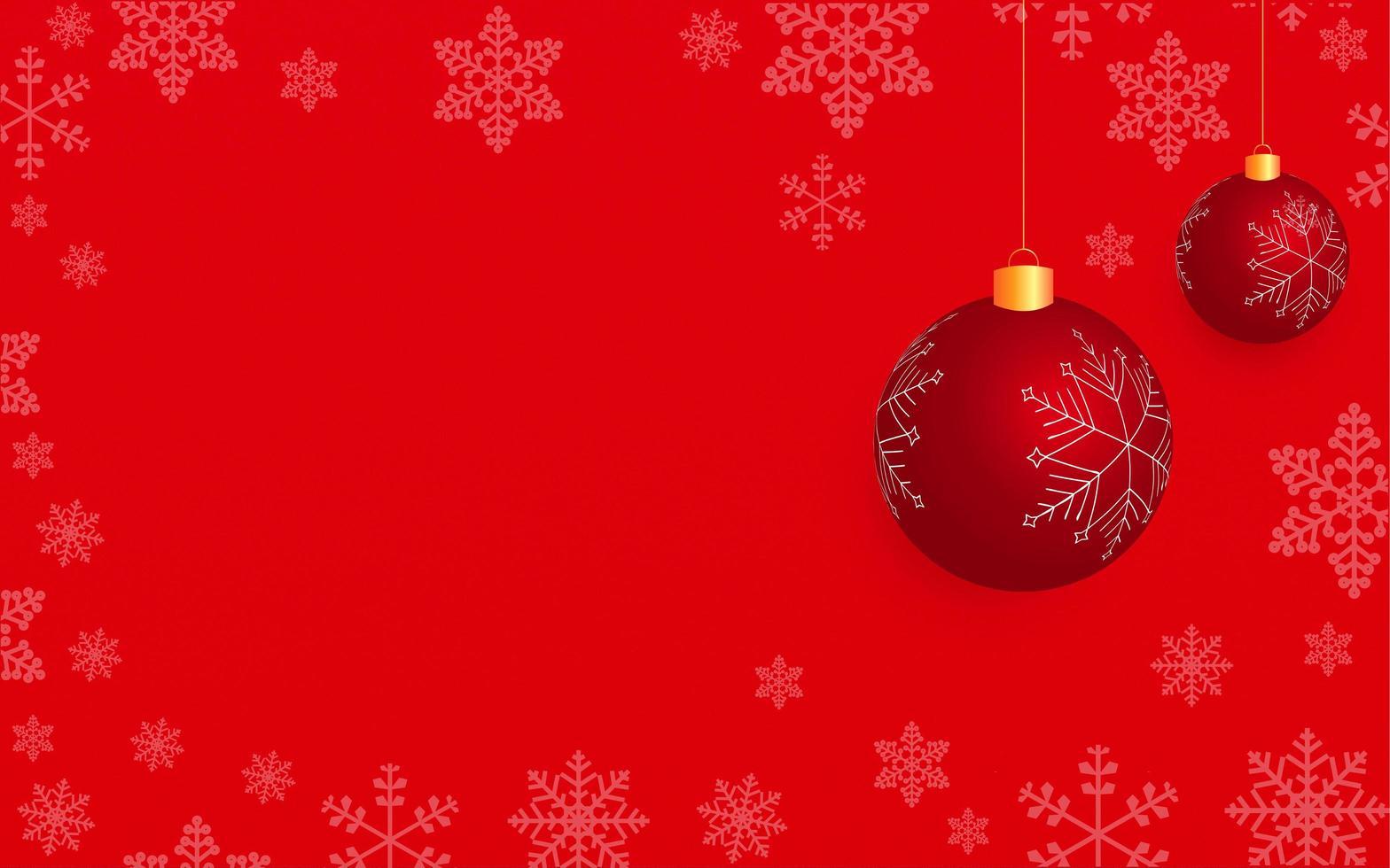 Christmas Background Design Vector ,Christmas background with balls photo