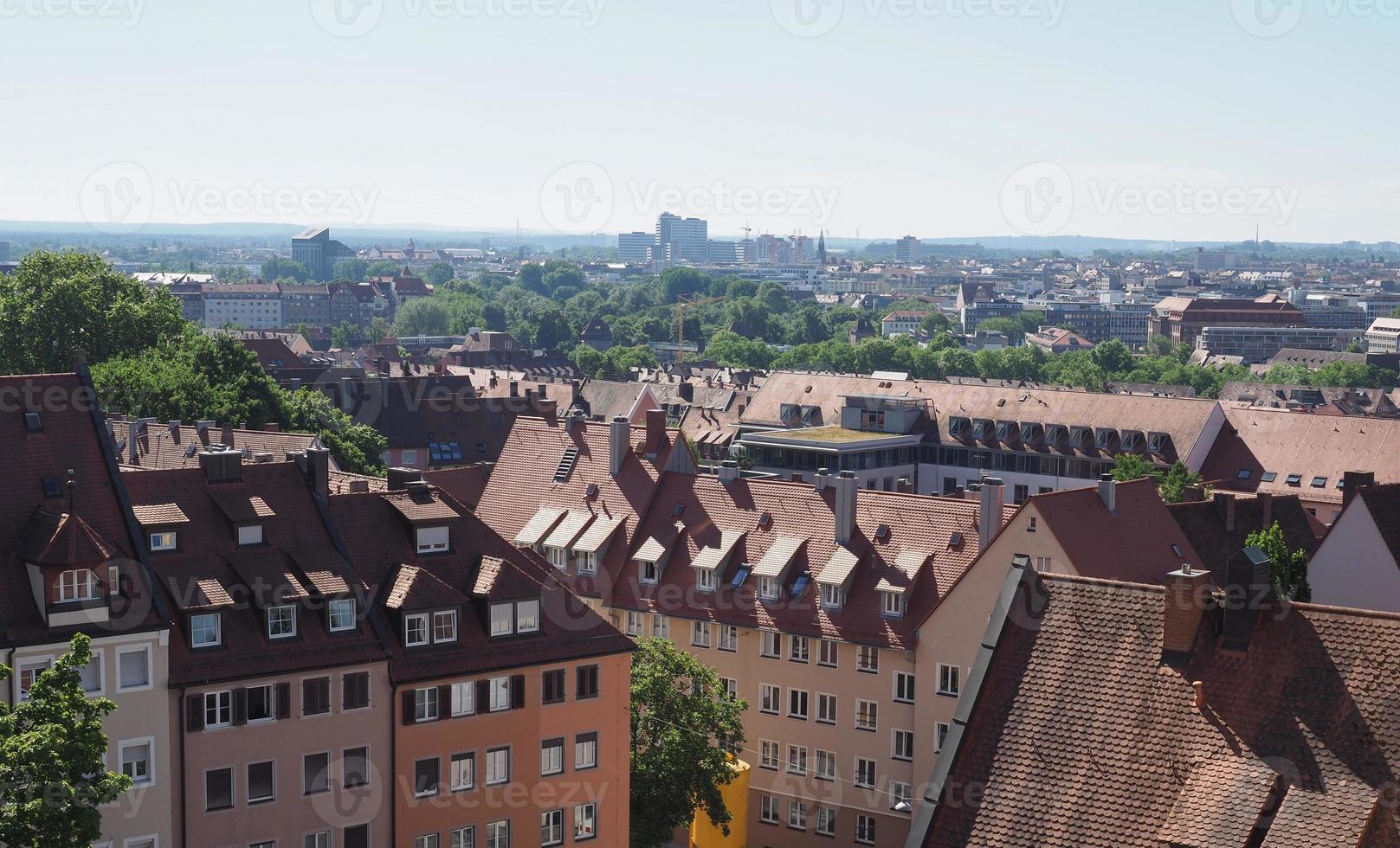 Aerial view of Nuernberg photo