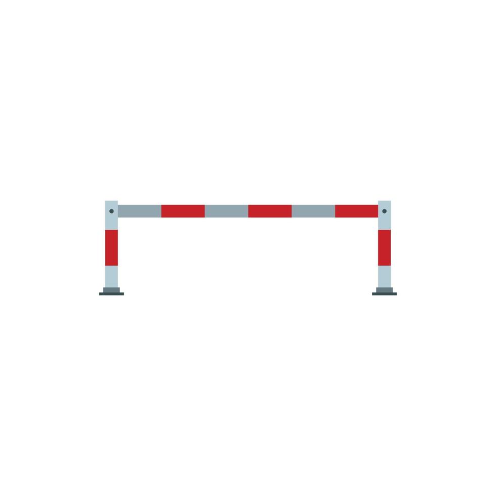 Barrier icon, flat style vector