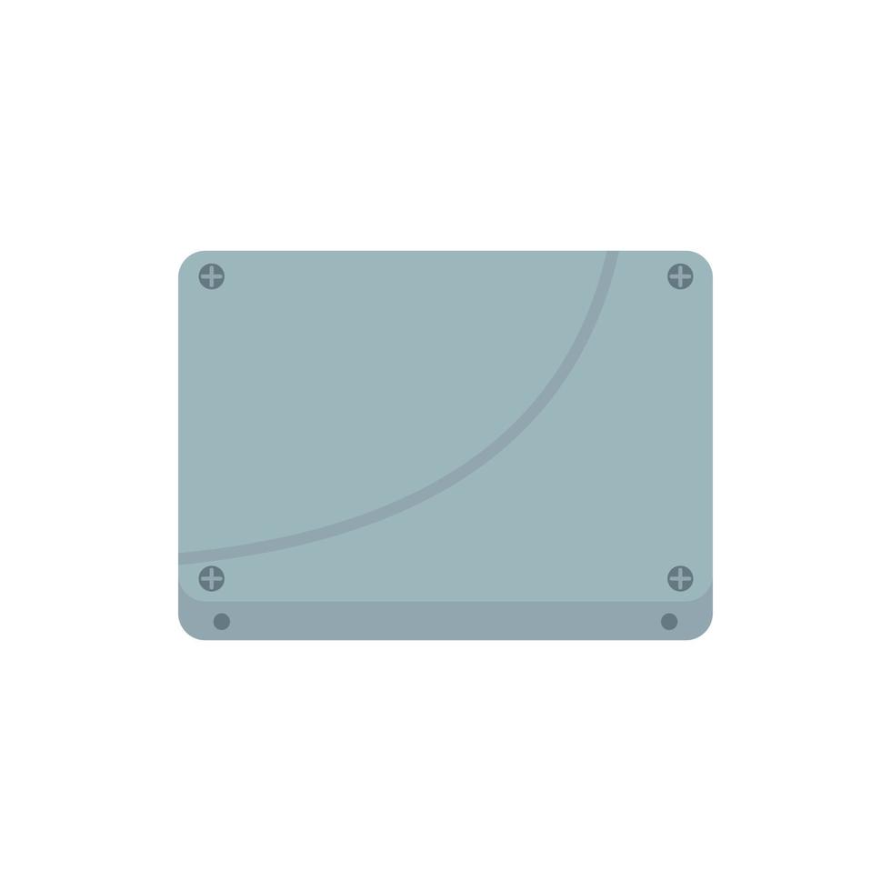 Database icon in flat style vector