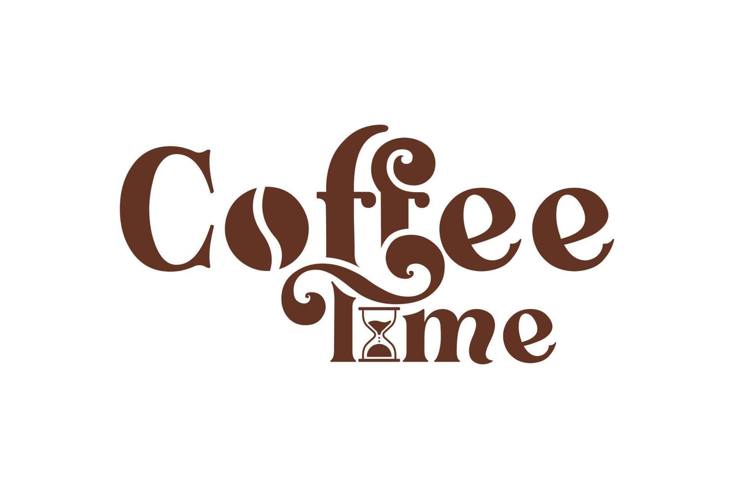 Coffee time-i love coffee t shirt design vector