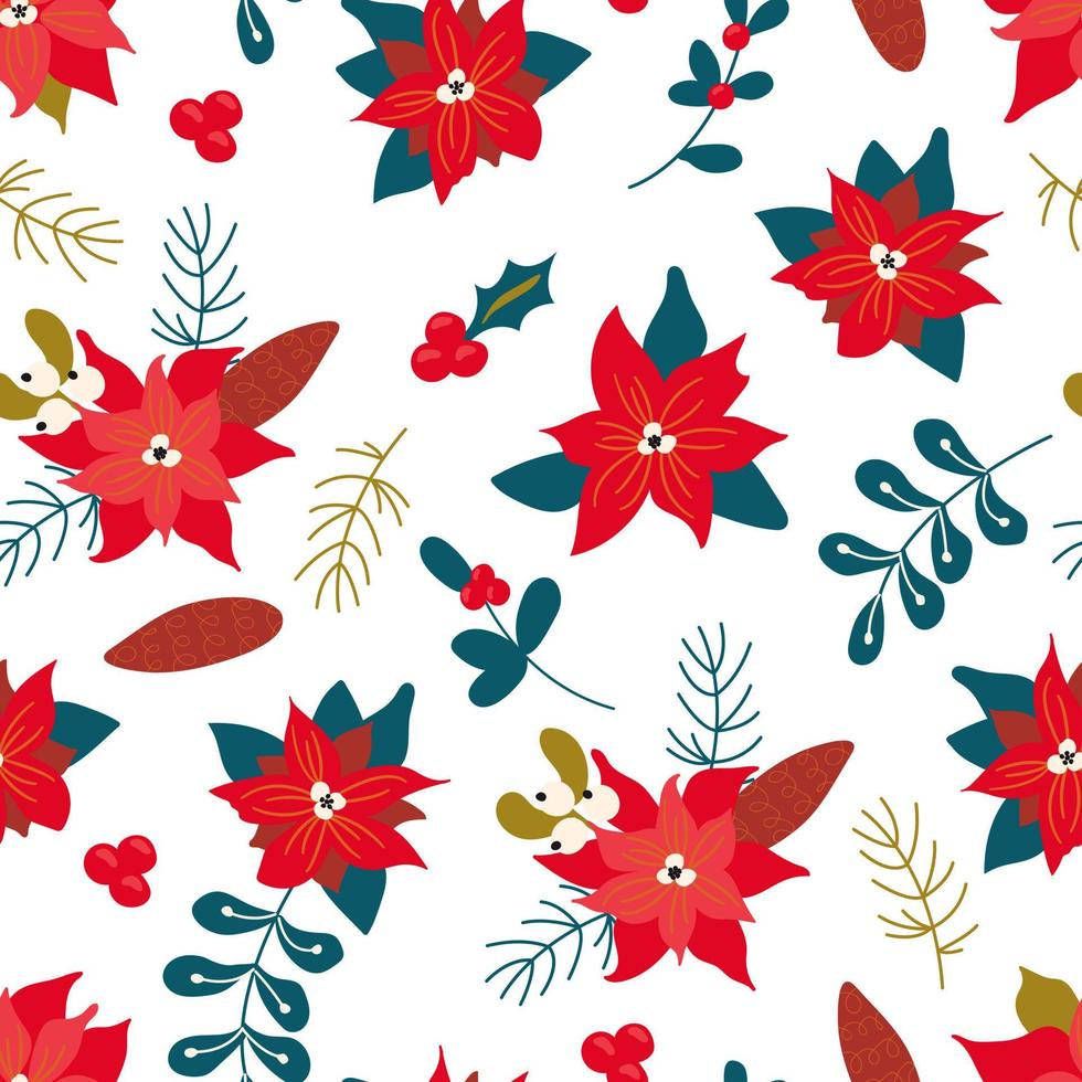 patrón sin costuras de navidad con flores de nochebuena. diseño para tela, textil, papel pintado, papel para envolver, embalaje. 14445239 Vector en Vecteezy patrón sin costuras de navidad con flores de nochebuena. diseño para tela, textil, papel pintado, papel para envolver, embalaje. 14445239 Vector en Vecteezy