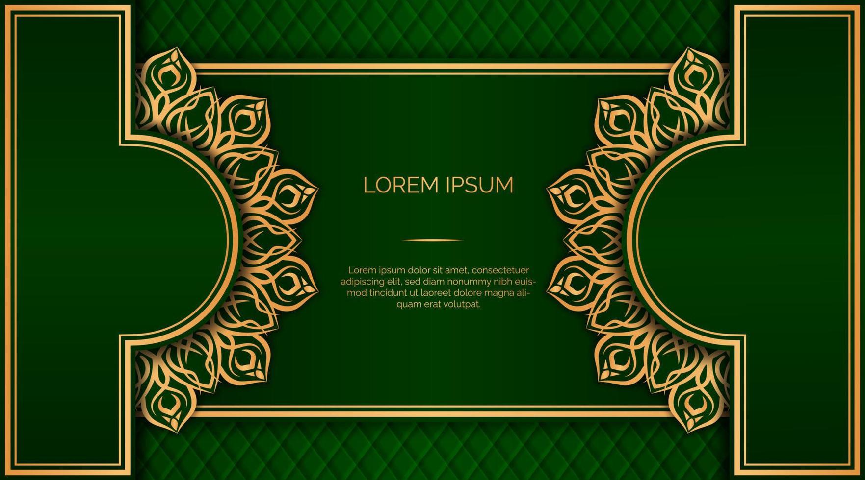 luxury background, with mandala ornament vector
