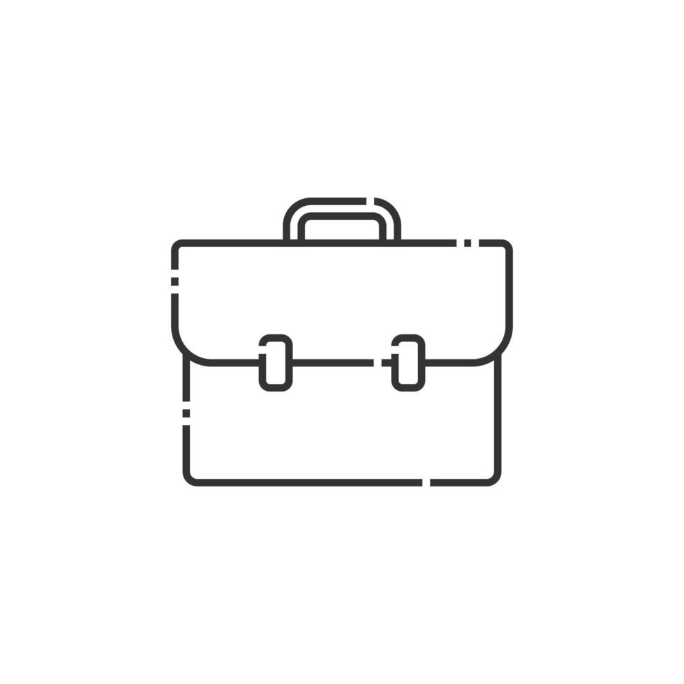 Briefcase Line icon, Outline Icon - Back to school icon vector illustration - Isolated