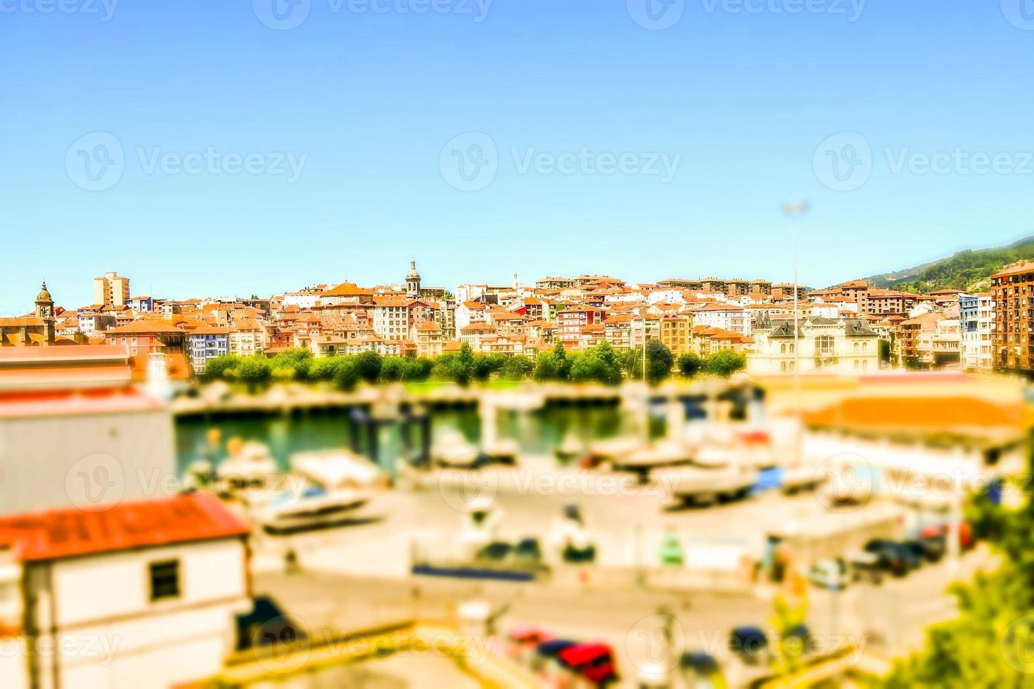Blurred city background photo