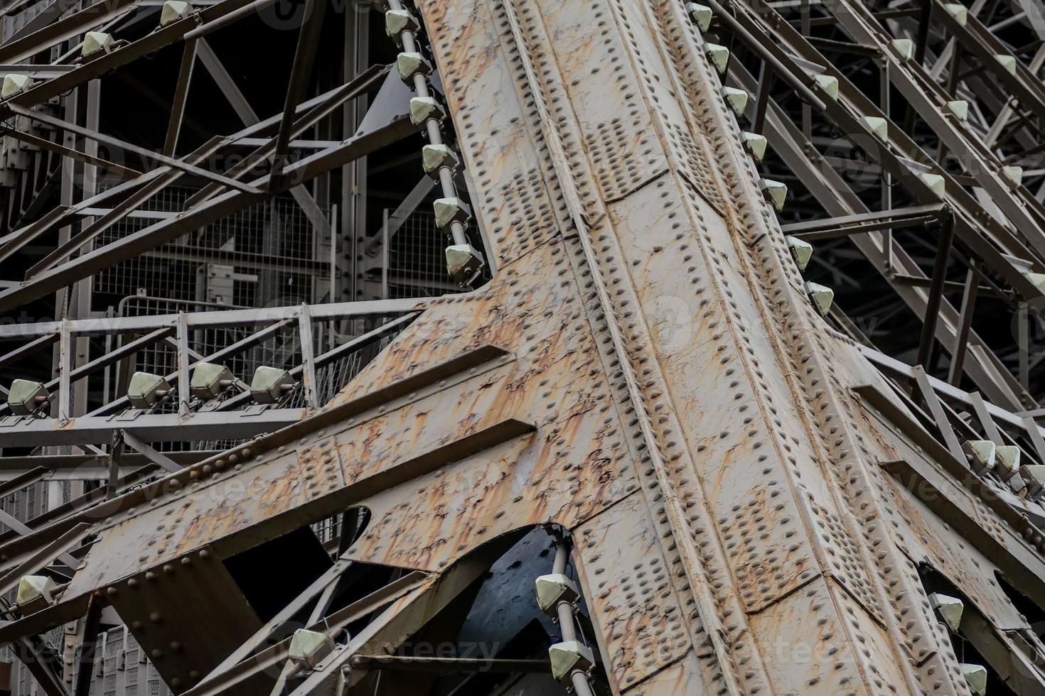 detalle de la torre eiffel foto