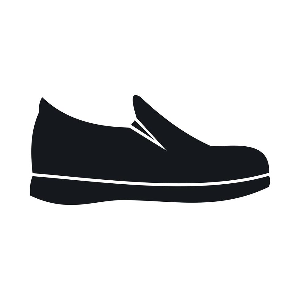 icono de zapatos, estilo simple vector