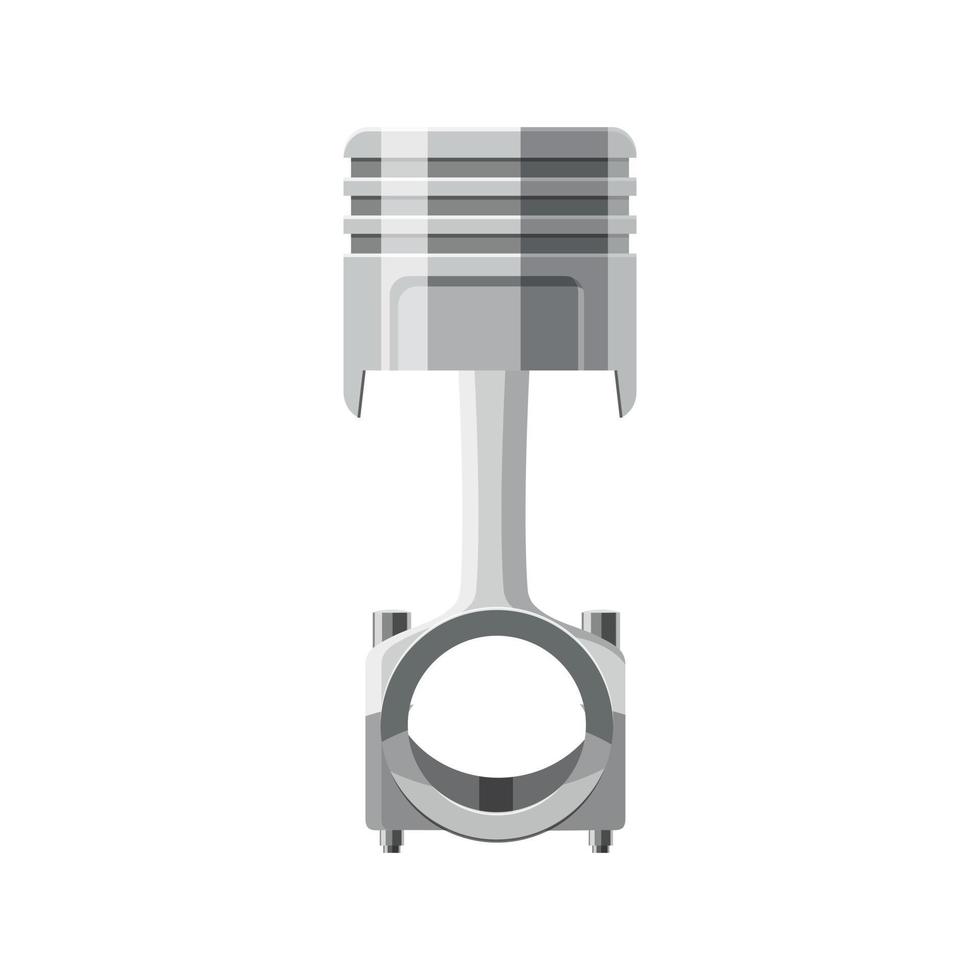 Piston icon in cartoon style vector