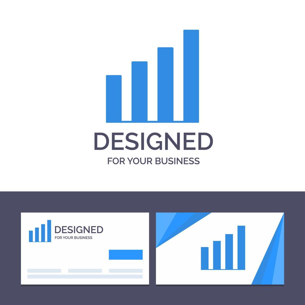 Creative Business Card and Logo template Analytic Interface Signal User Vector Illustration
