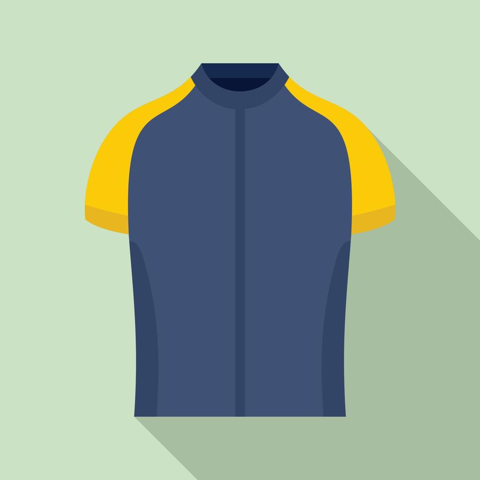 Bike shirt icon, flat style vector
