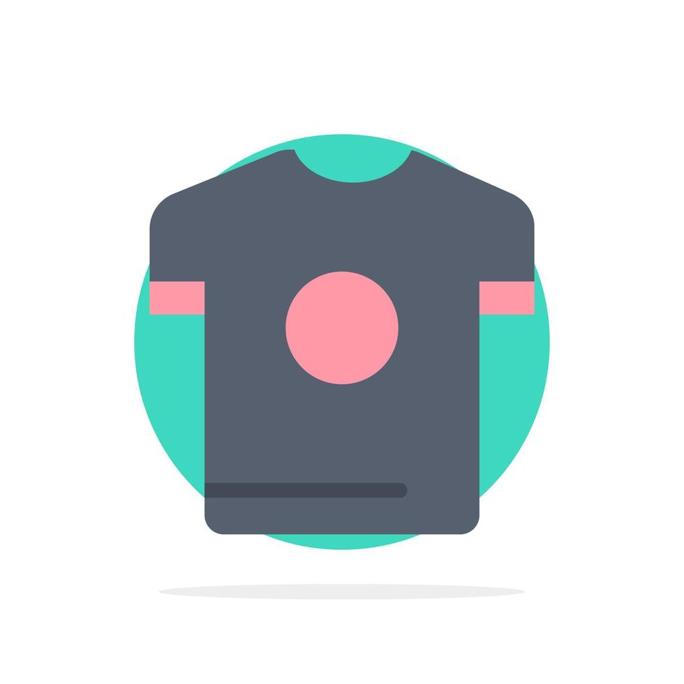 Tshirt Shirt Sport Spring Abstract Circle Background Flat color Icon vector