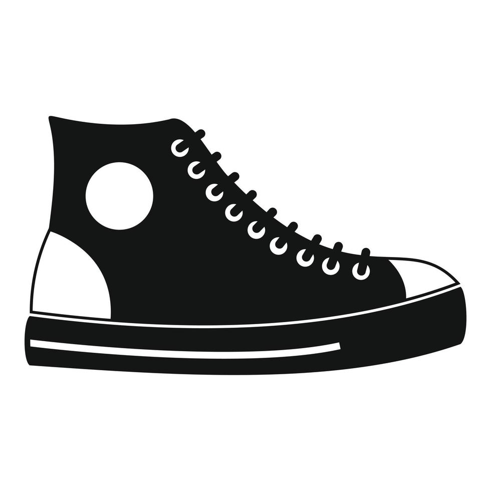vector de icono de zapato de hombre simple