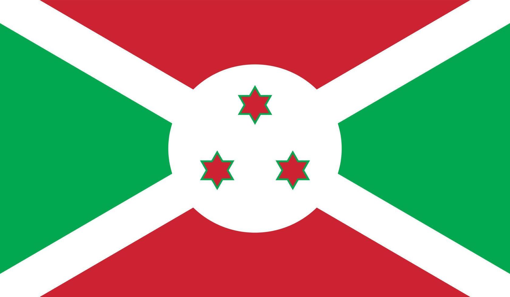 imagen de la bandera de burundi vector