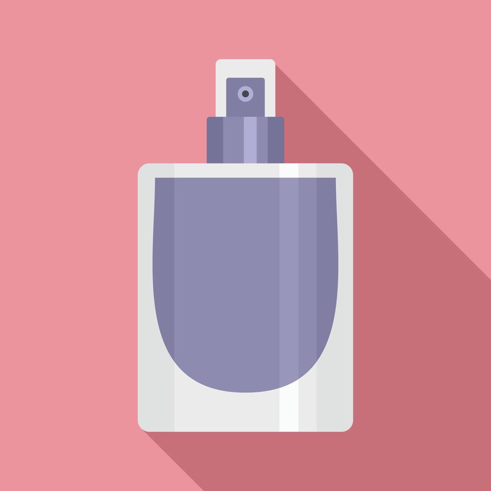 icono de perfume de moda, estilo plano vector