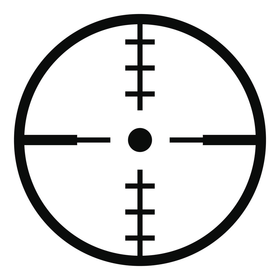 Thing radar icon, simple style. vector
