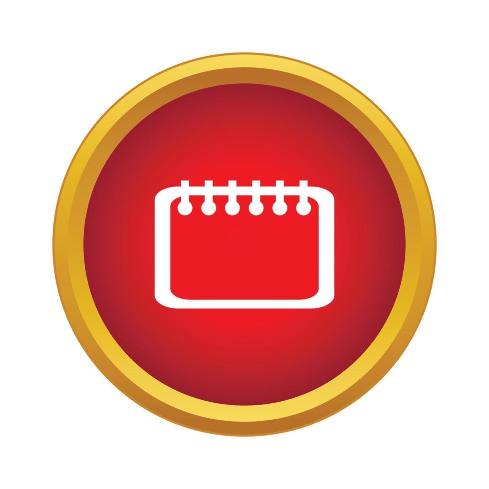 Calendar Icon, simple style vector