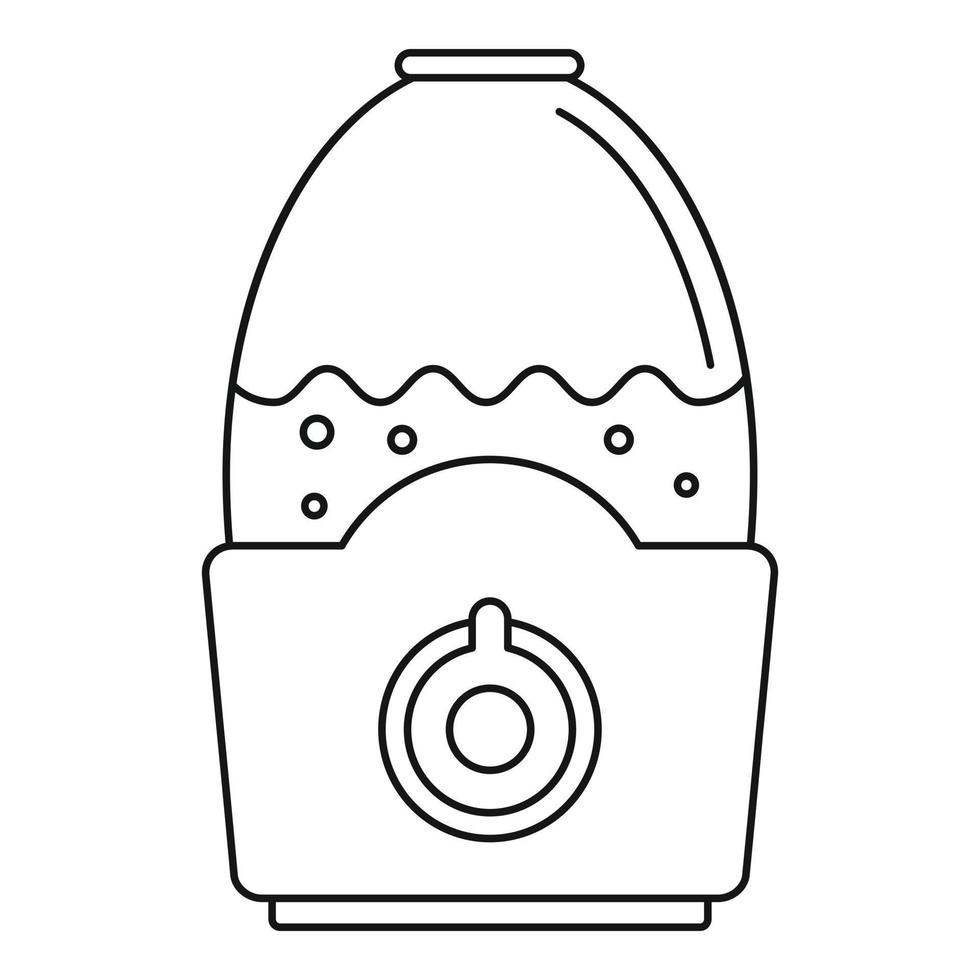 Healthy humidifier icon, outline style vector