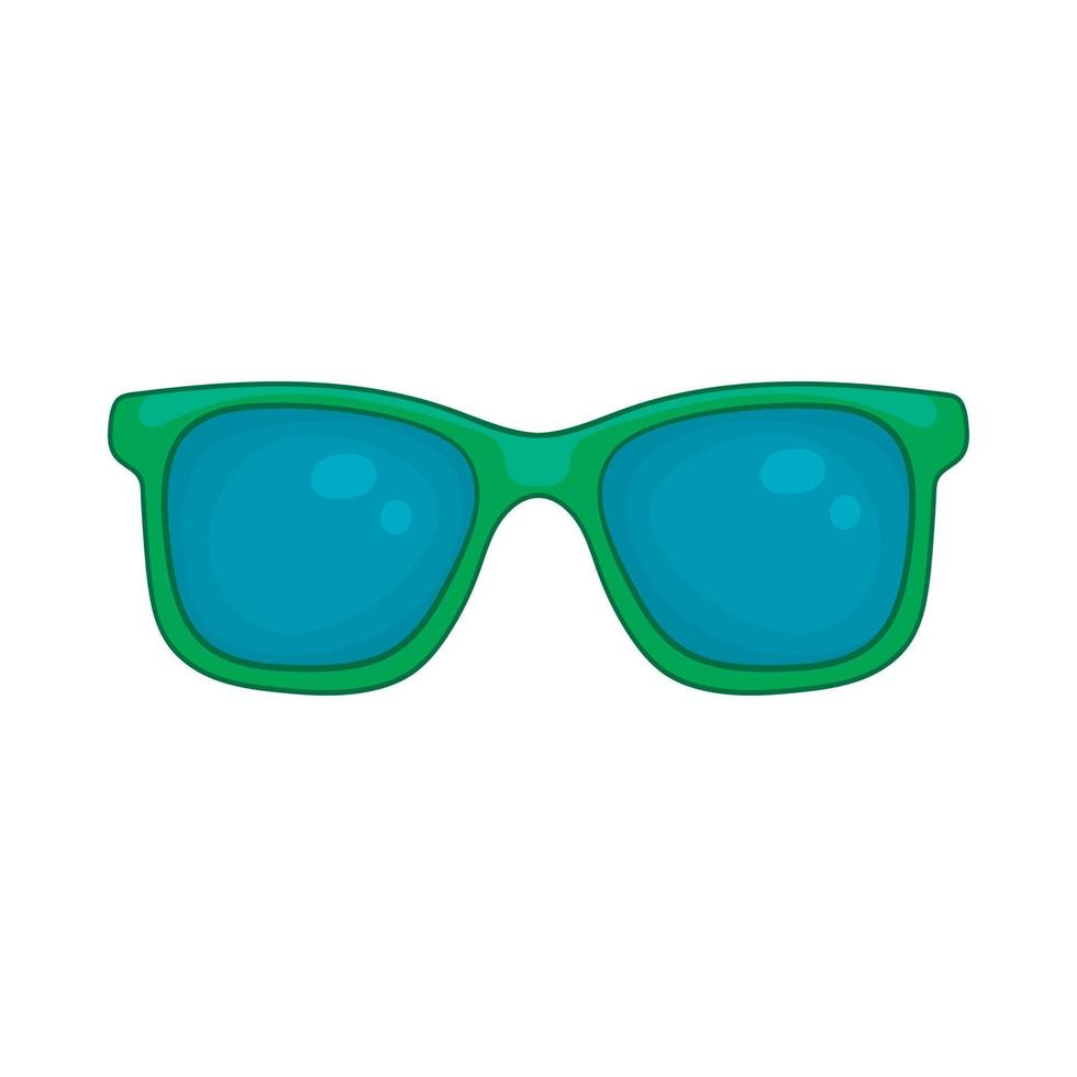 Glasses icon, cartoon style vector