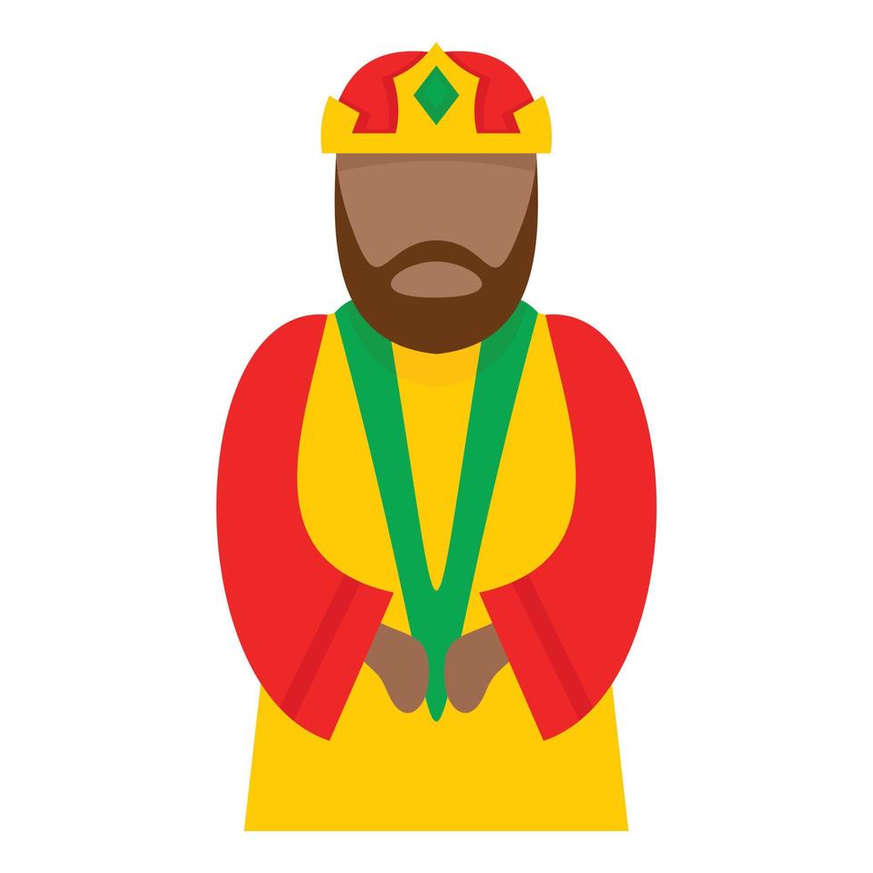 Epiphany character icon, flat style vector