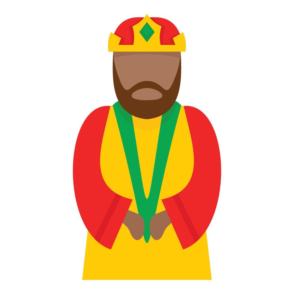 icono de personaje de epifanía, estilo plano vector