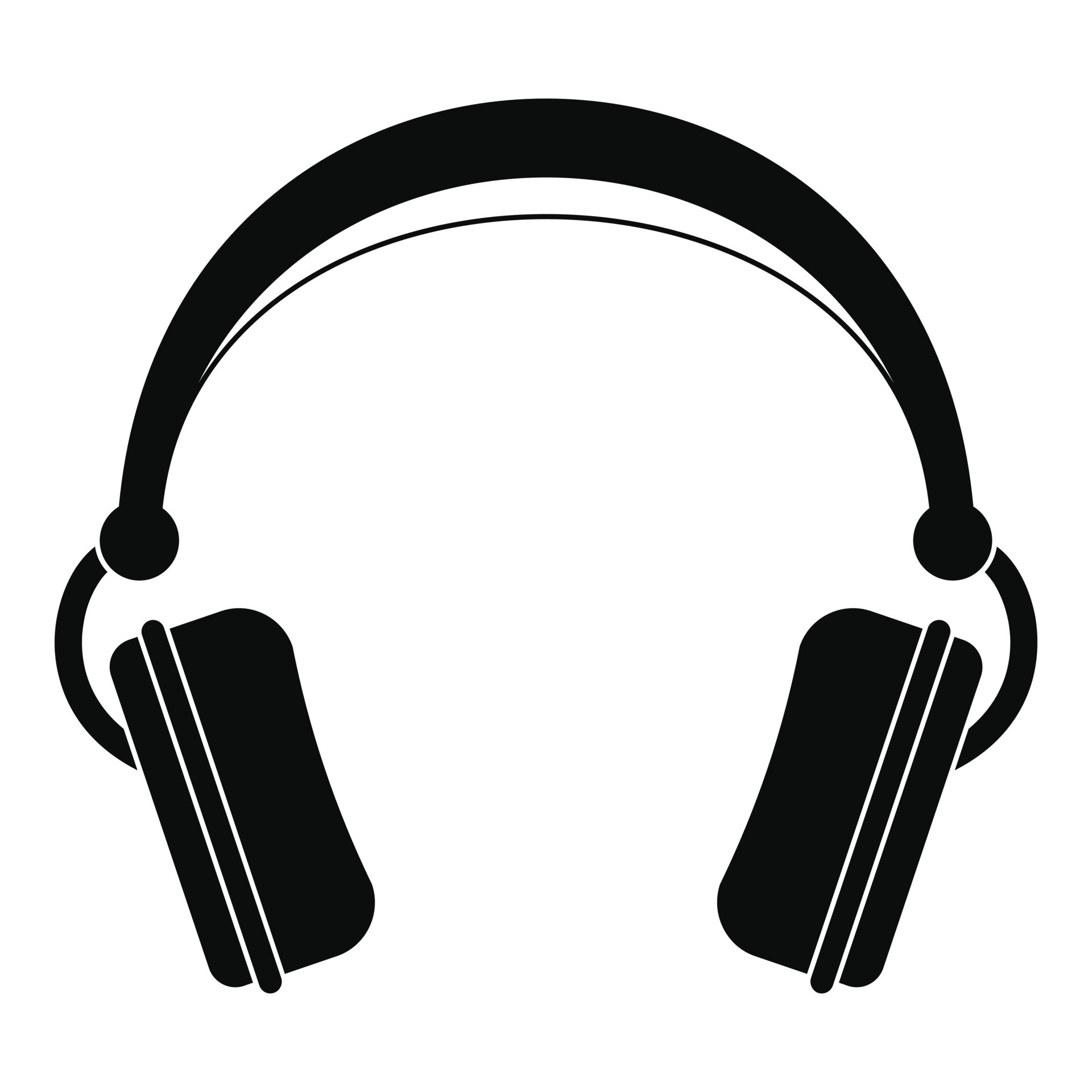 Dj headphones icon, simple style 14449858 Vector Art at Vecteezy