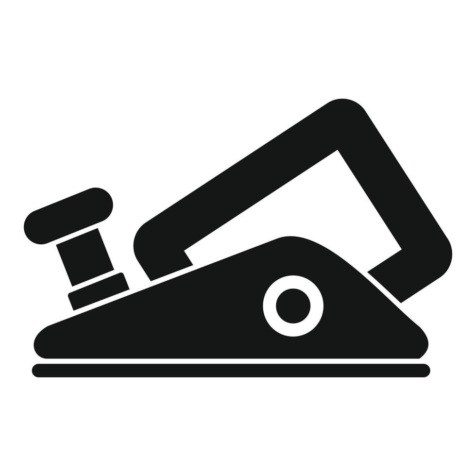 Modern jack plane icon, simple style vector