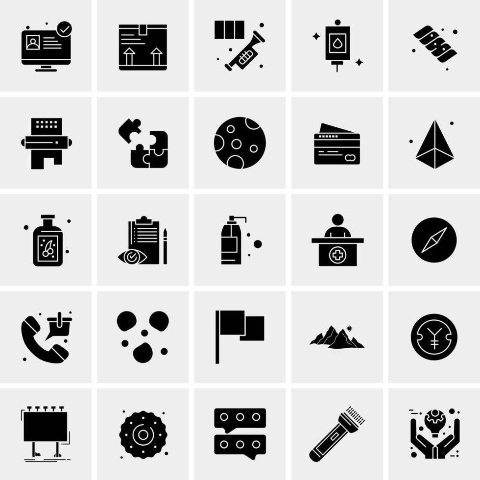 25 Universal Business Icons Vector Creative Icon Illustration to use in web and Mobile Related project