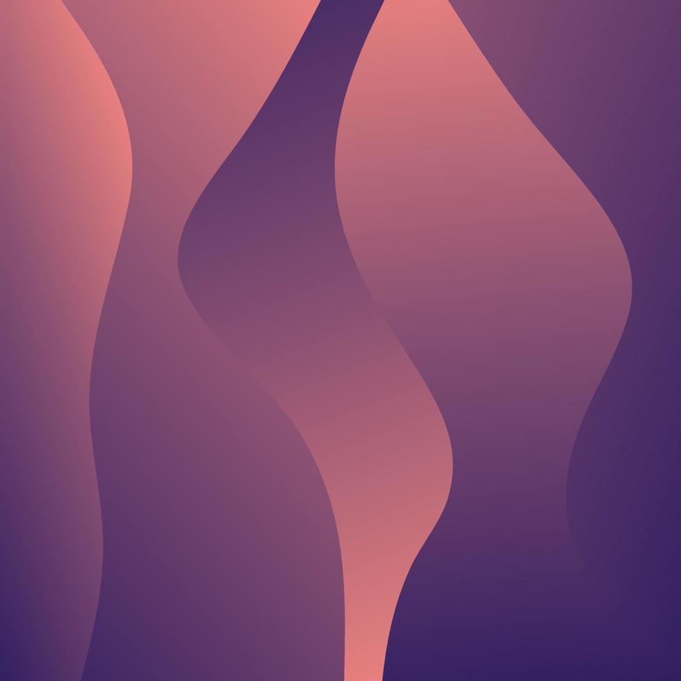 fondo abstracto de ondas rojas. composición de formas dinámicas vector