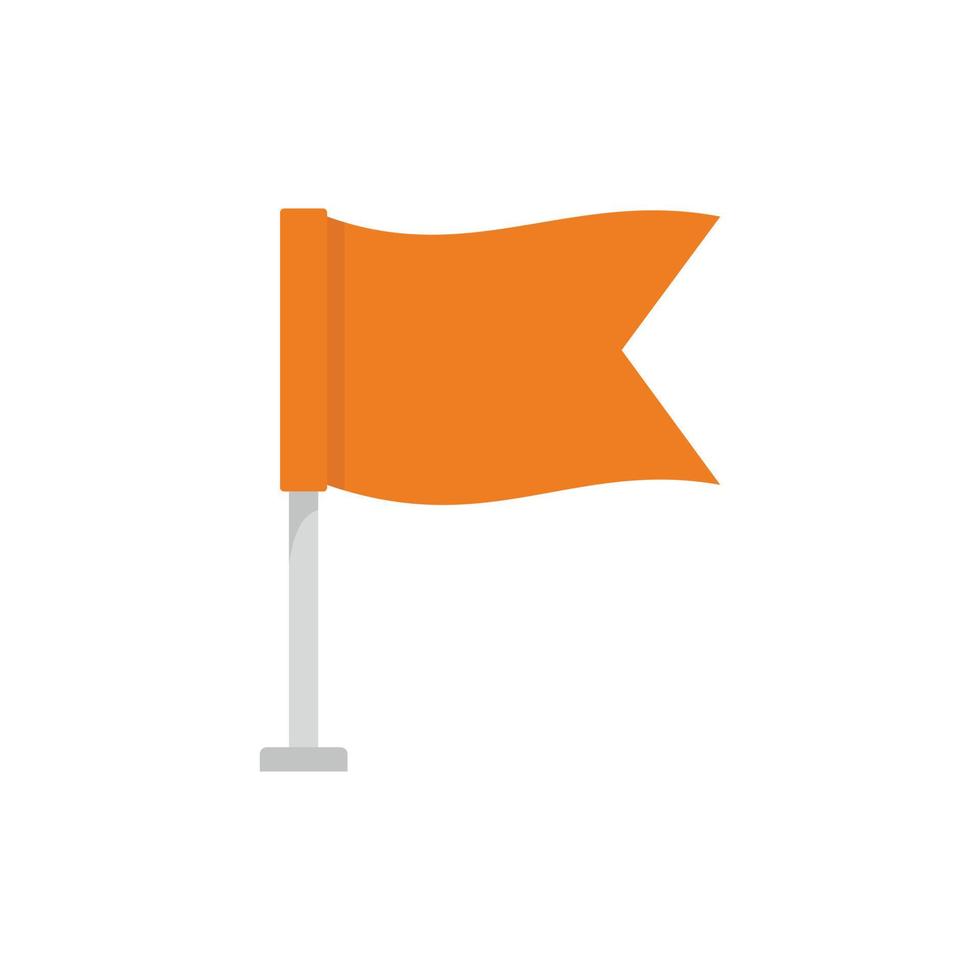 icono de bandera, estilo plano. vector