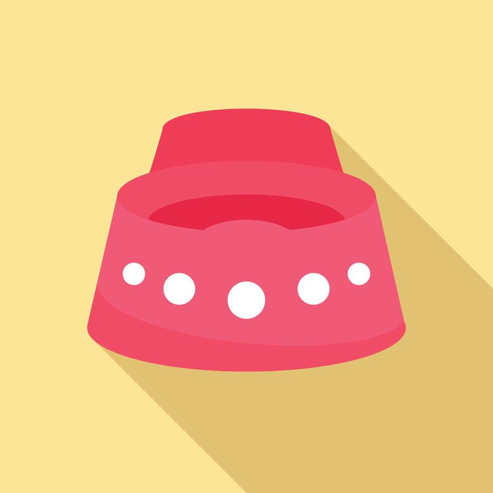 Baby potty icon, flat style vector