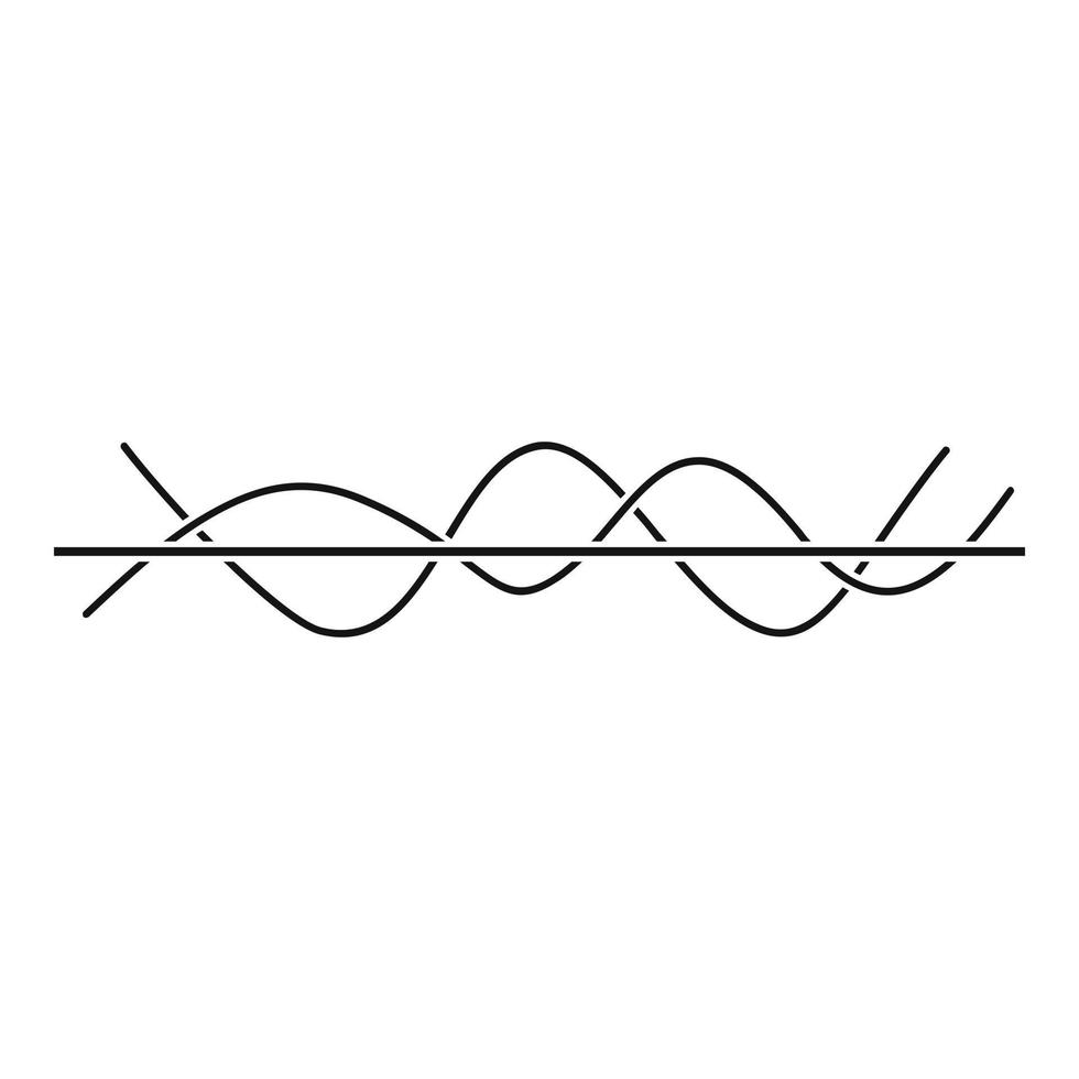 Equalizer effect record icon, simple black style vector
