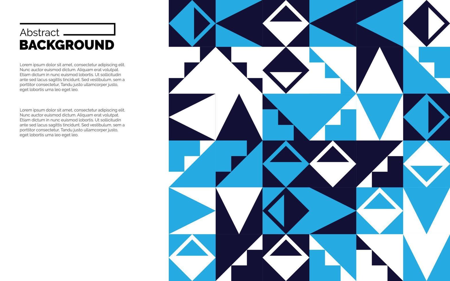 Geometric Mosaic background. Vector illustration 14450934 Vector Art at