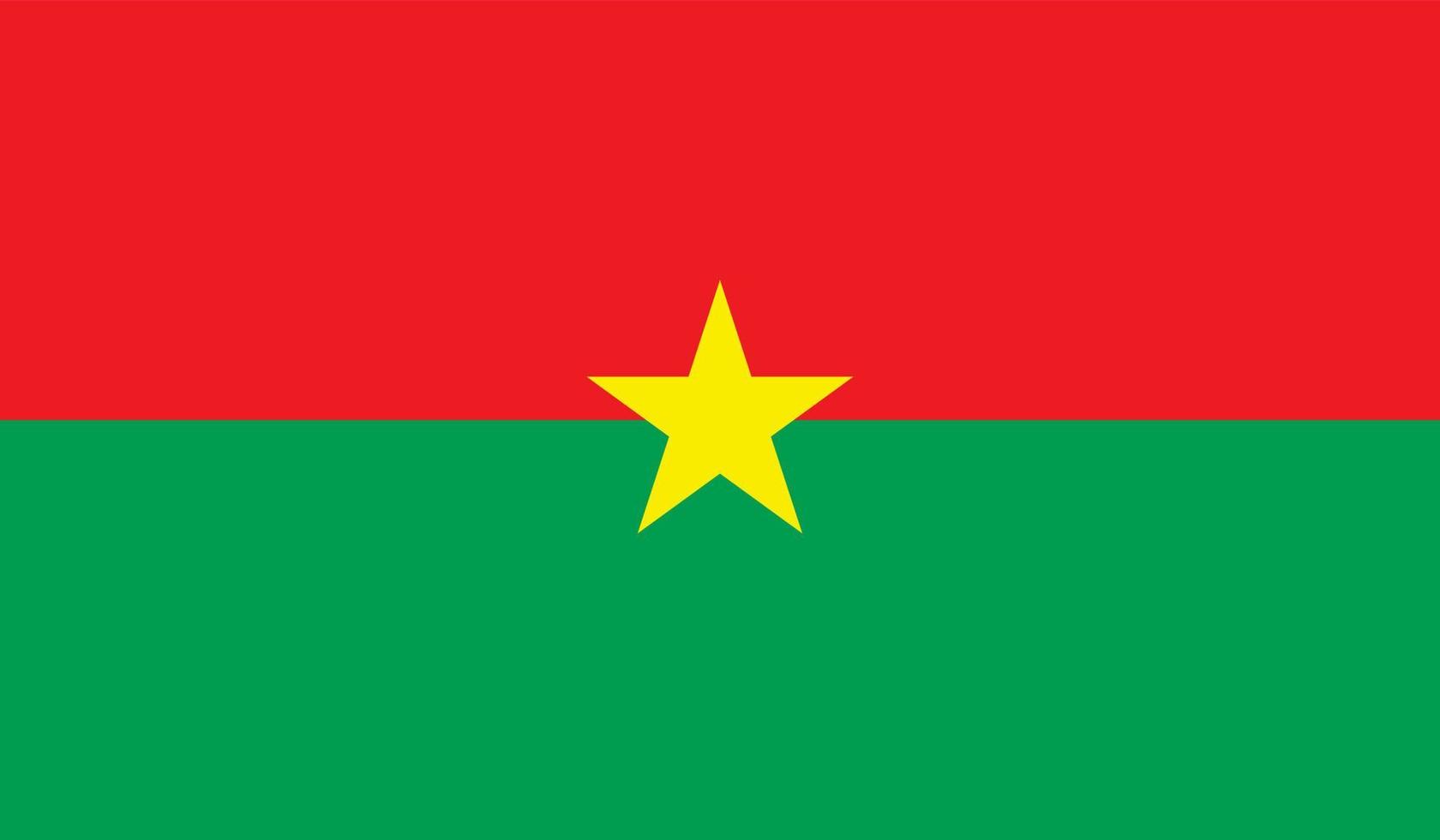 Burkina Faso flag image vector