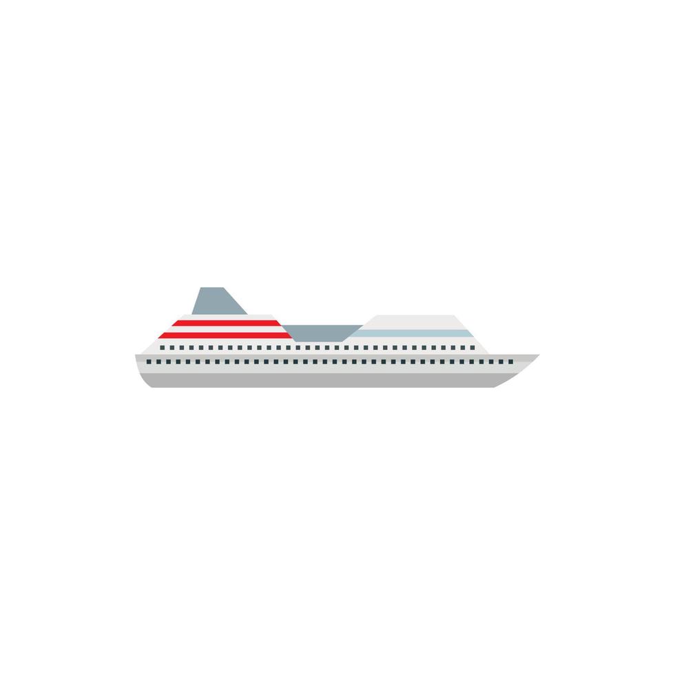 icono de crucero en estilo plano vector