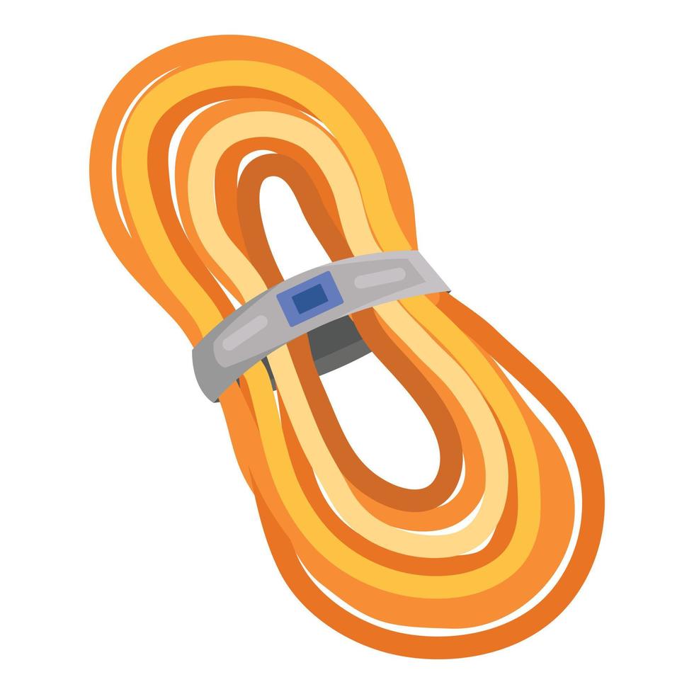 Tied rope icon, flat style vector