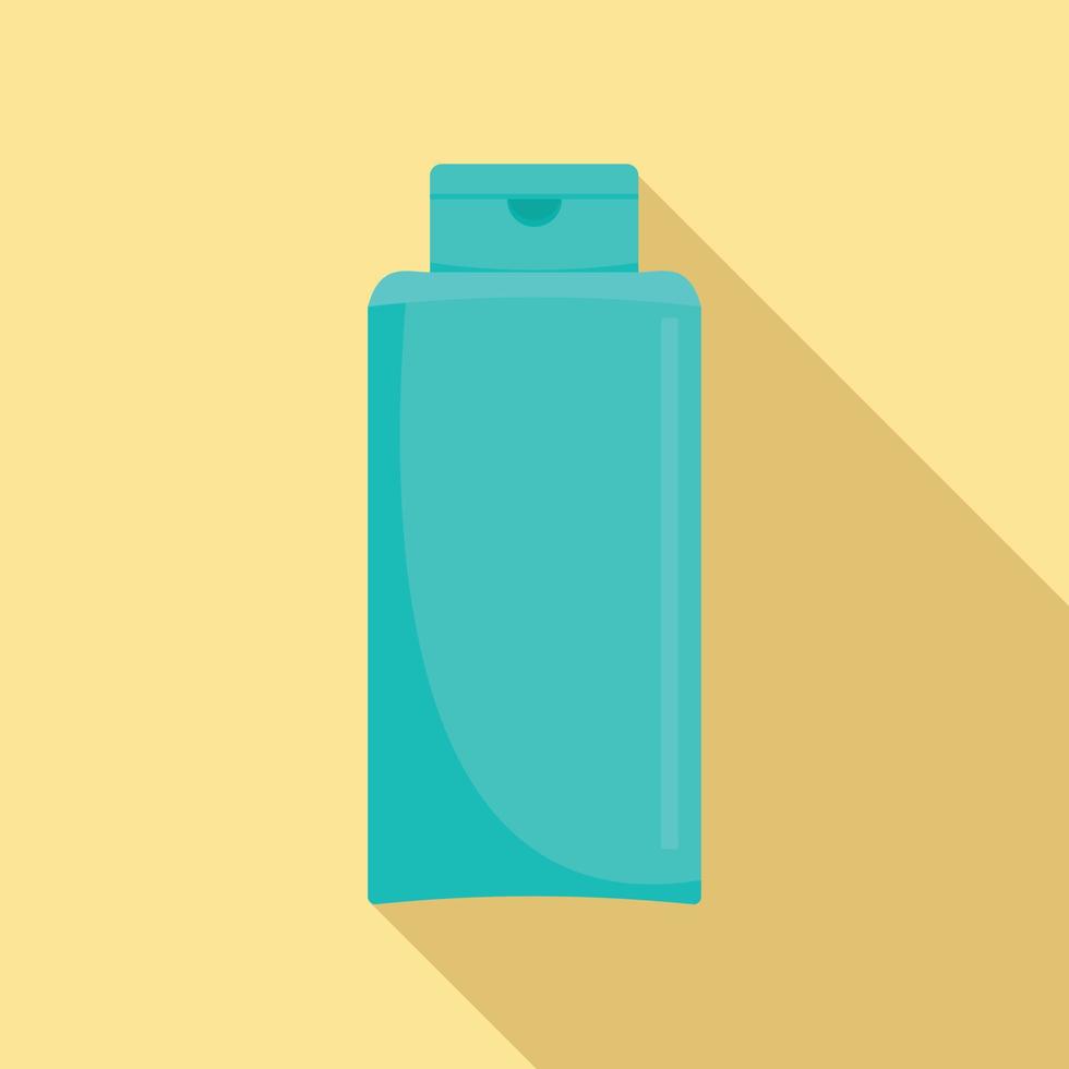 Conditioner bottle icon, flat style vector