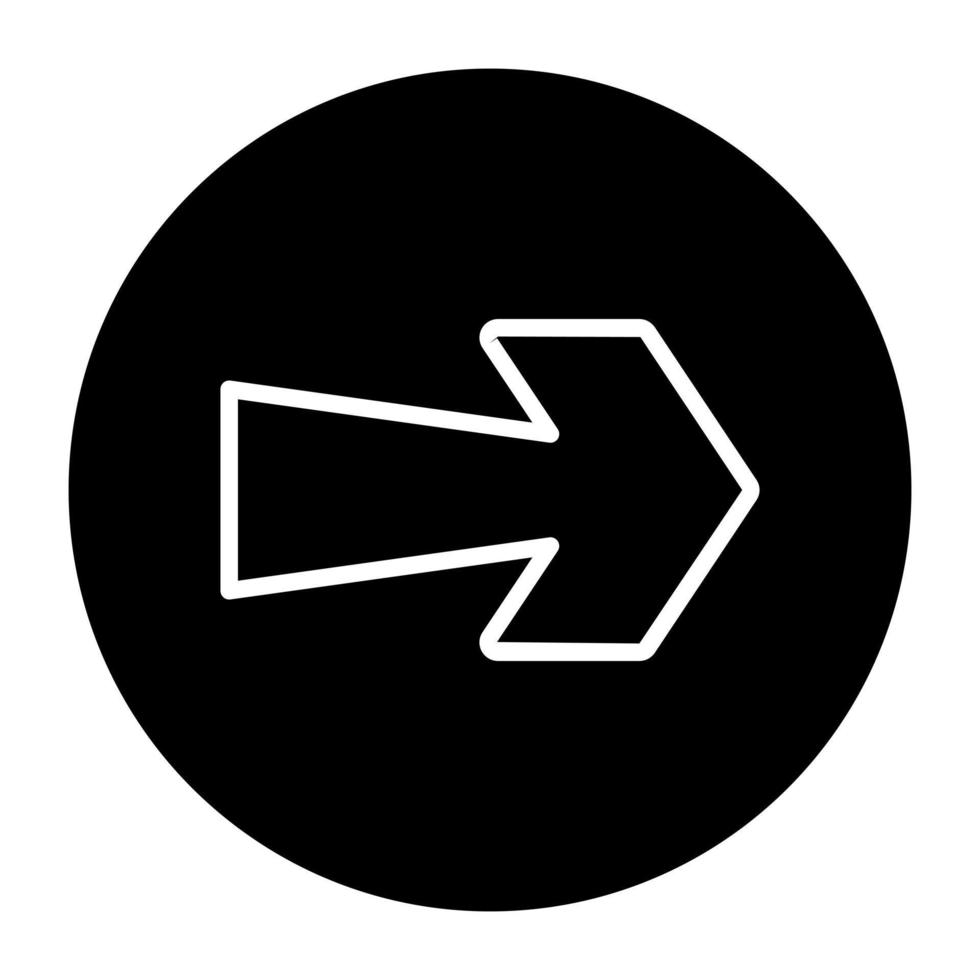 Vector design of forward arrow