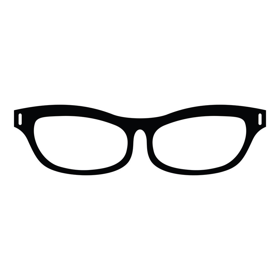 Care eyeglasses icon, simple style. vector