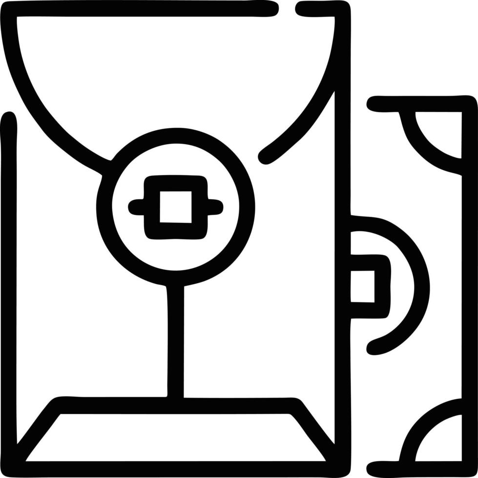envelope icon in black vector image, illustration of envelope in black