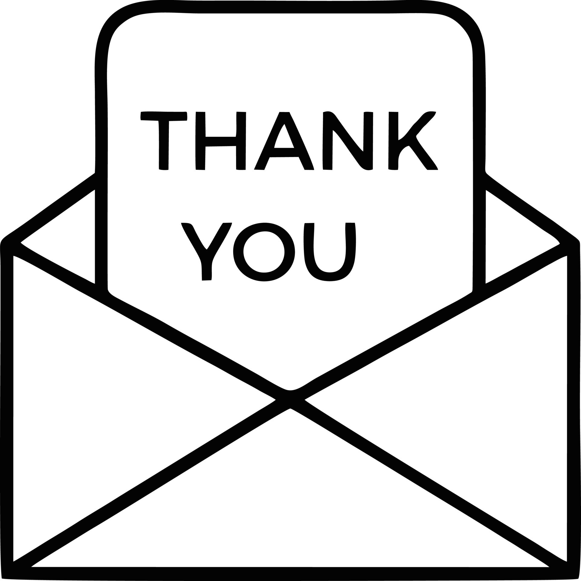 envelope icon in black vector image, illustration of envelope in black